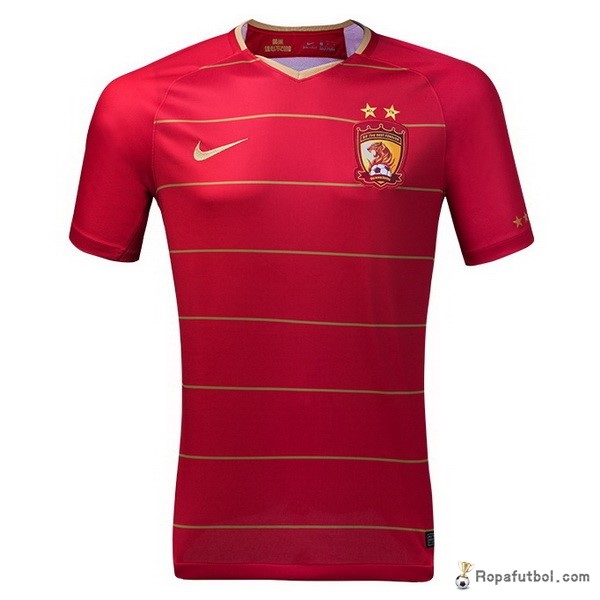 Camiseta Evergrande Replica Primera Ropa 2018/19 Rojo